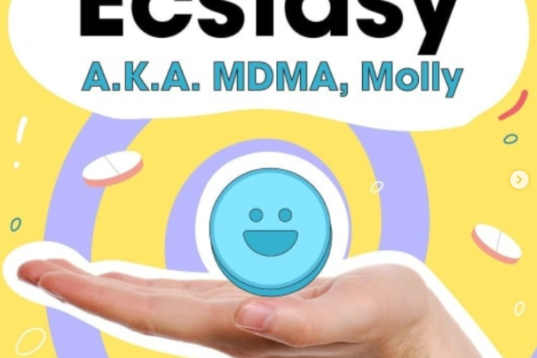Ecstasy AKA MDMA, Molly illustration